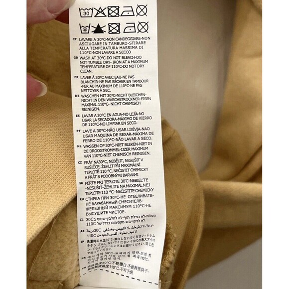 KAPPA Archer Hoodie Sweatshirt Men’s XS Beige People In Peace Floral Graphic - Picture 8 of 12